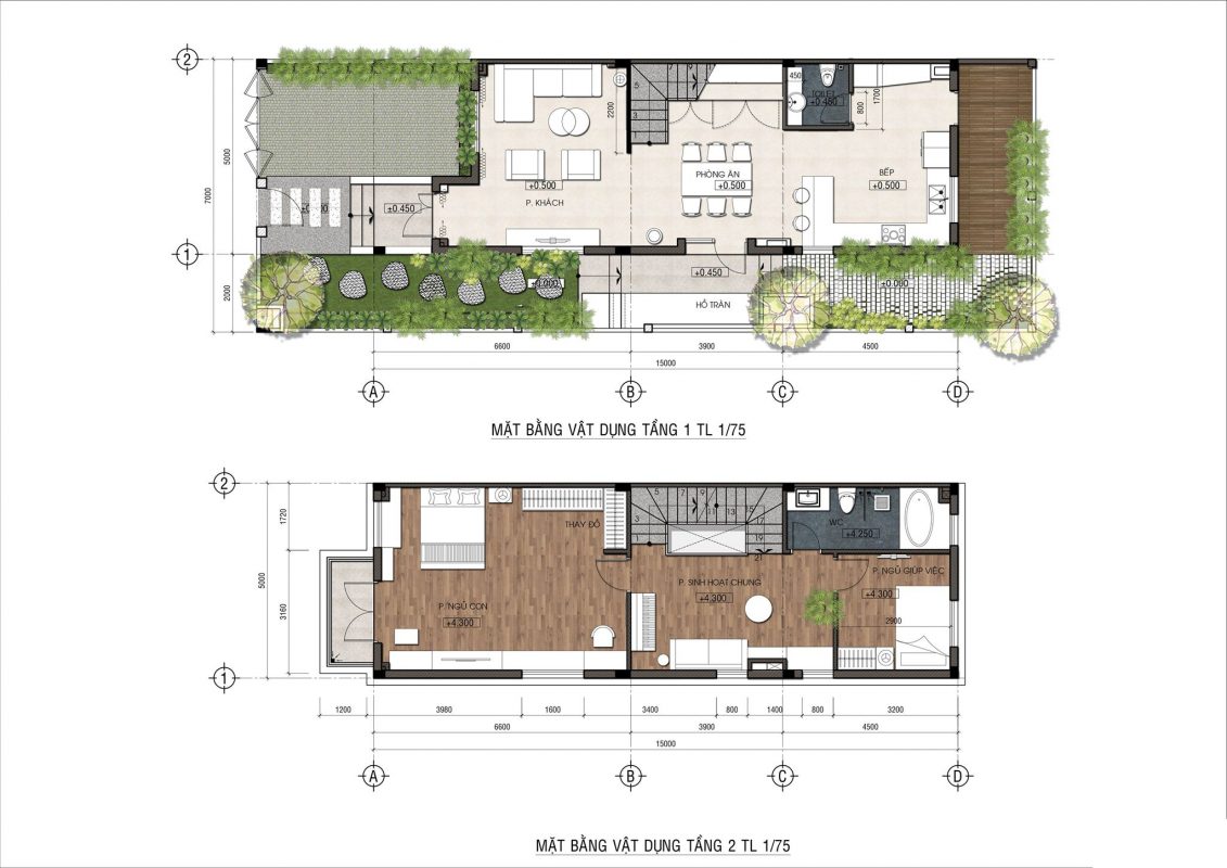 Thiết kế thi công xây dựng nhà biệt thự