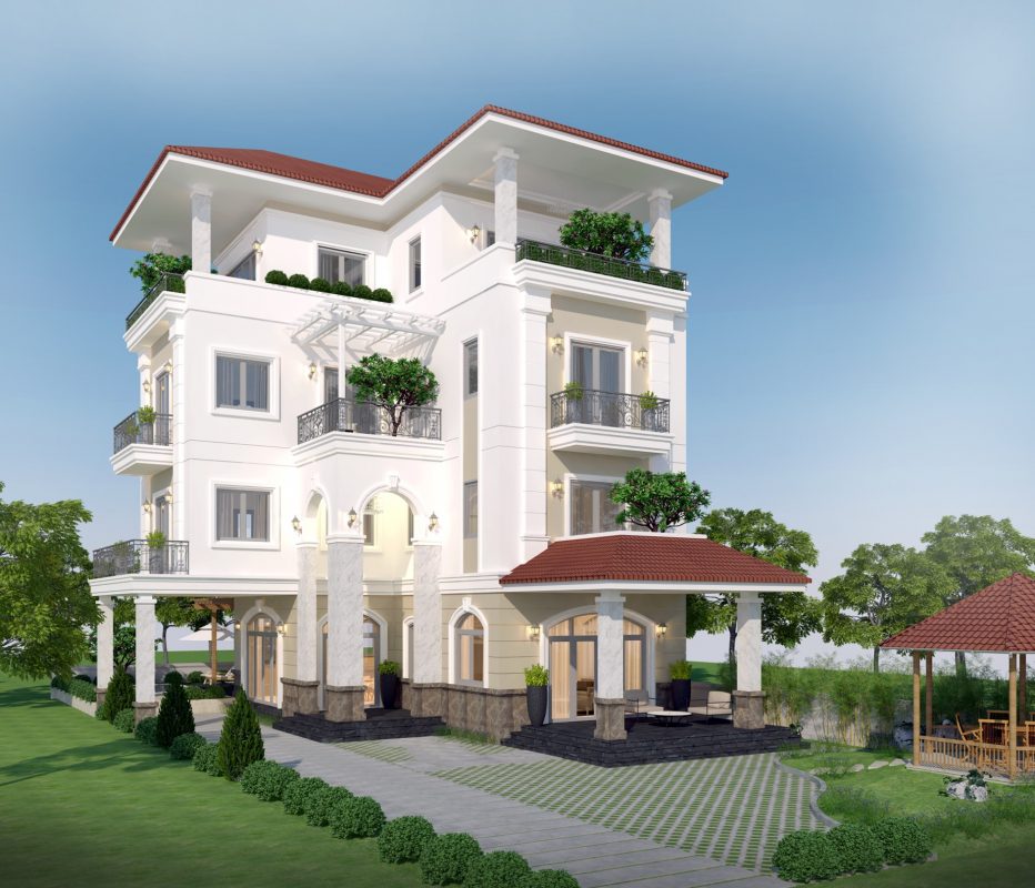 Thiết kế thi công xây dựng nhà biệt thự