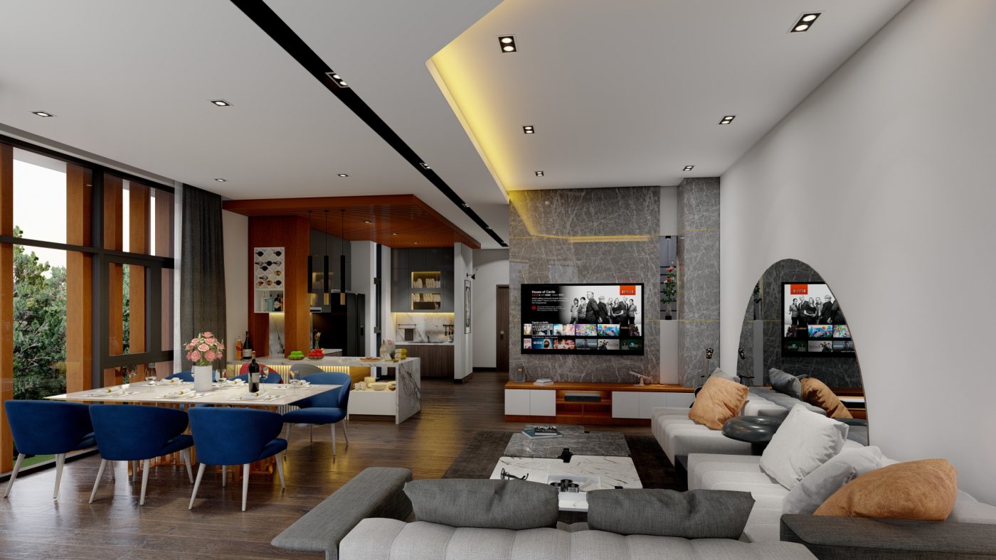 Thiết kế thi công xây dựng nhà biệt thự