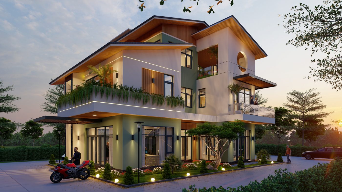 Thiết kế thi công xây dựng nhà biệt thự