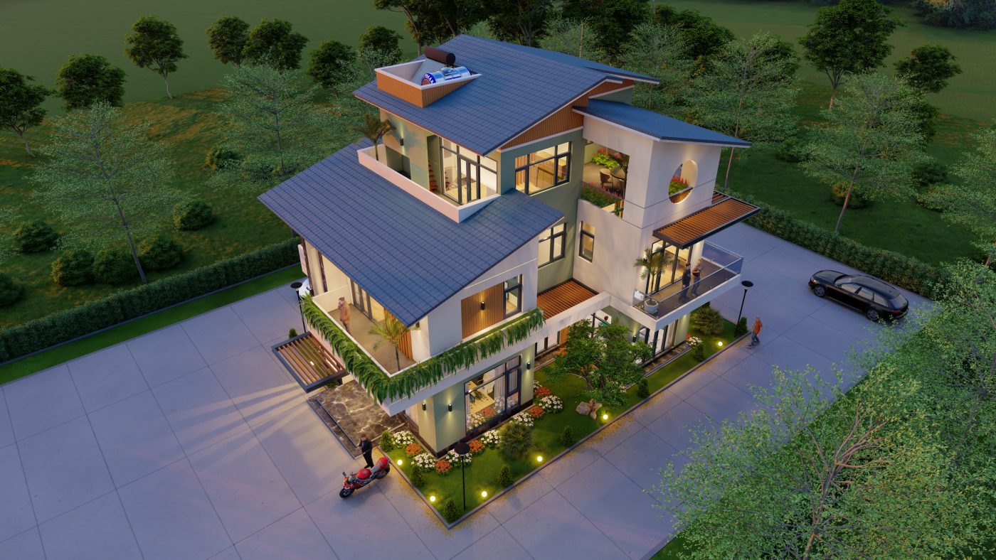 Thiết kế thi công xây dựng nhà biệt thự