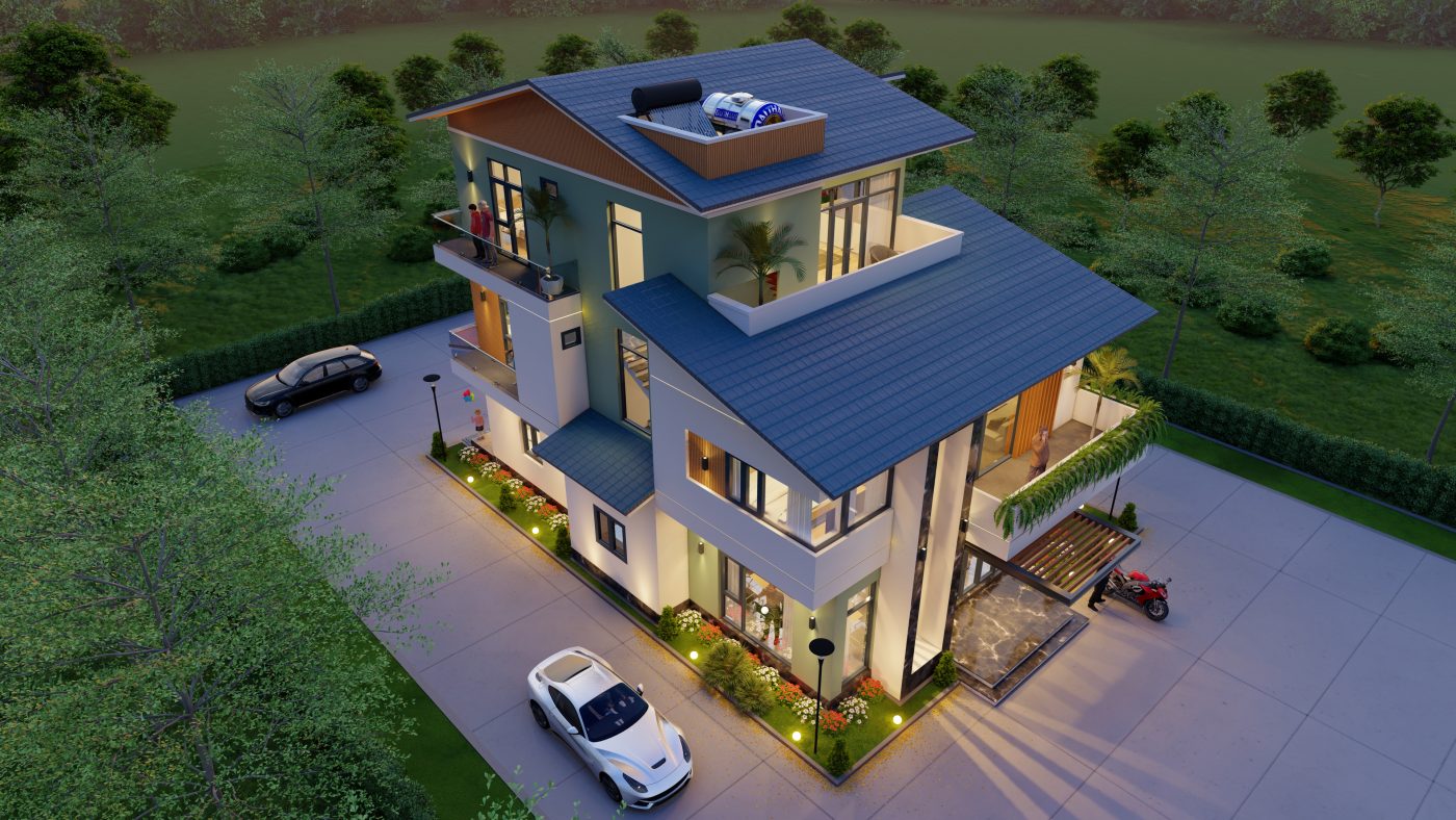 Thiết kế thi công xây dựng nhà biệt thự