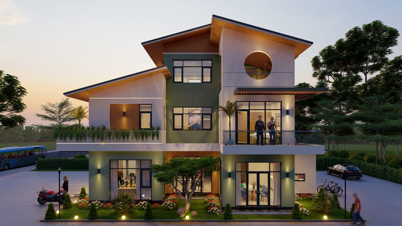 Thiết kế thi công xây dựng nhà biệt thự