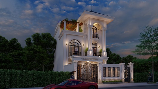 Thiết kế, thi công hoàn thiện biệt thự Villa